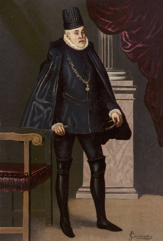 Philipp II., König von Spanien von Spanish School