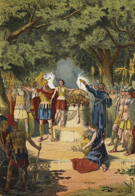 Der Eid des Hannibal, 3. Jahrhundert v. Chr. von Spanish School