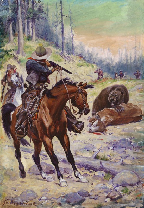 Bärenjagd von Stanley L. Wood