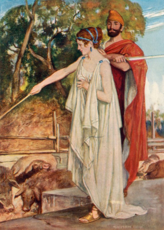 Odysseus und Circe von Stephen Reid