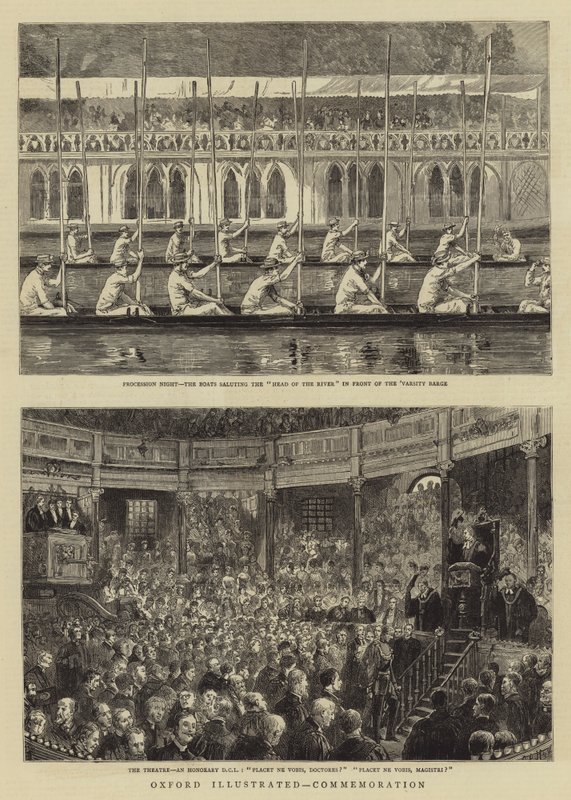 Oxford illustriert, Feierlichkeiten von Sydney Prior Hall