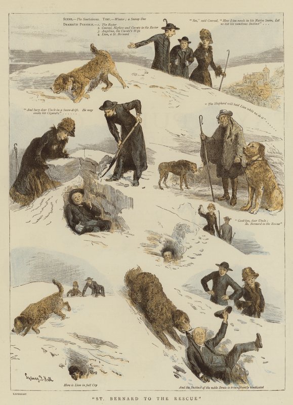 St. Bernhard zur Rettung von Sydney Prior Hall