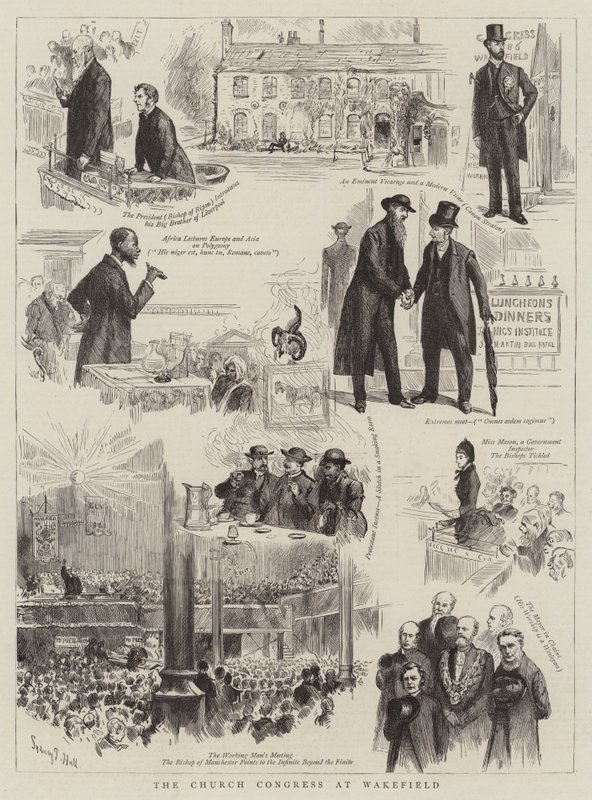 Der Kirchenkongress in Wakefield von Sydney Prior Hall