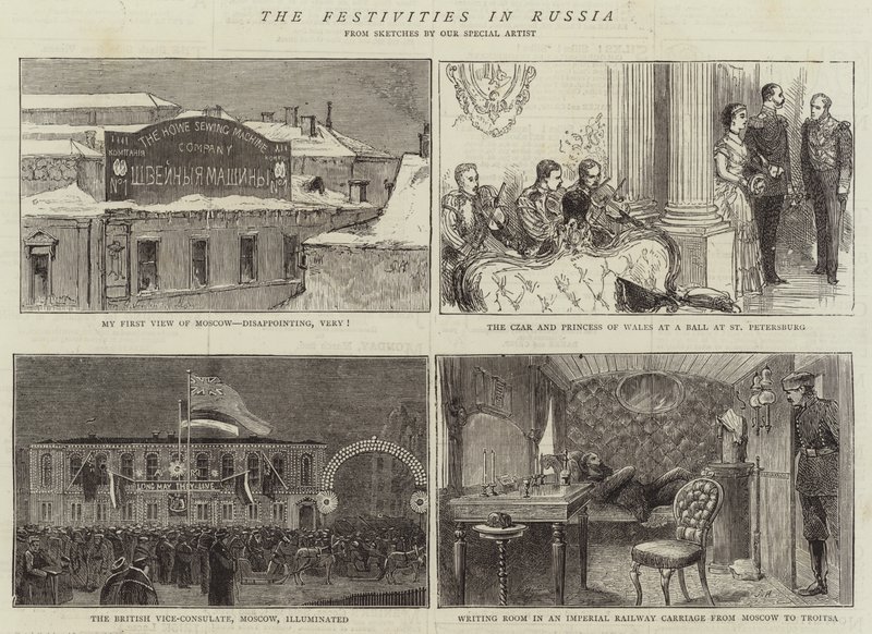 Die Festlichkeiten in Russland von Sydney Prior Hall