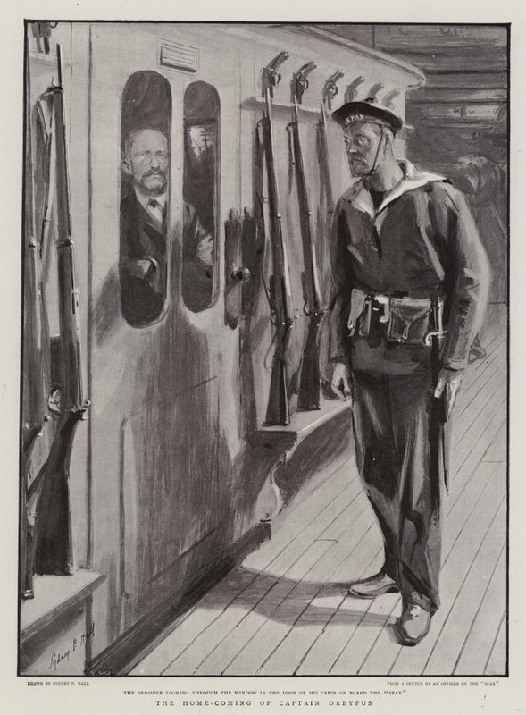 Die Heimkehr von Kapitän Dreyfus von Sydney Prior Hall