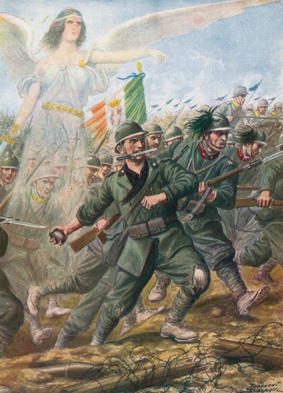 Schlacht am Piave, 1918 von Tancredi Scarpelli