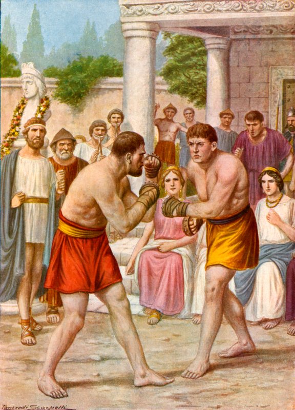 Etruskische Boxer von Tancredi Scarpelli