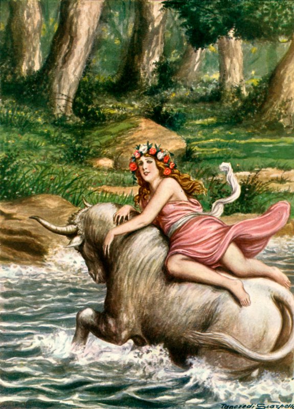 Europa auf dem Stier von Tancredi Scarpelli