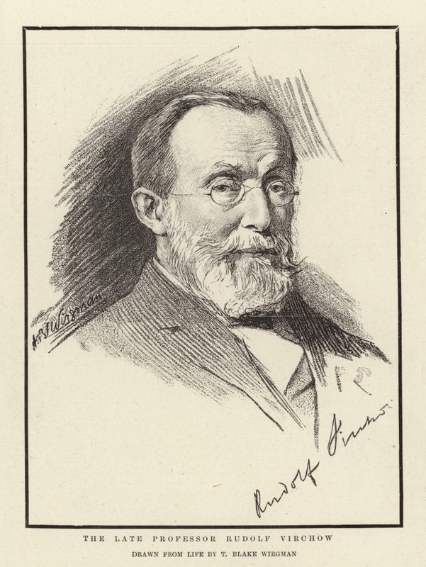 Der verstorbene Professor Rudolf Virchow von Theodore Blake Wirgman