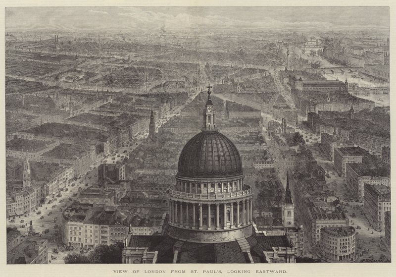 Blick auf London von St. Paul