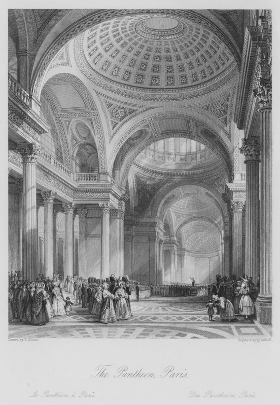 Das Pantheon, Paris von Thomas (after) Allom