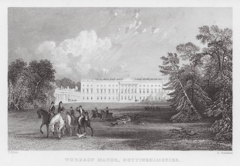 Worksop Manor, Nottinghamshire von Thomas (after) Allom