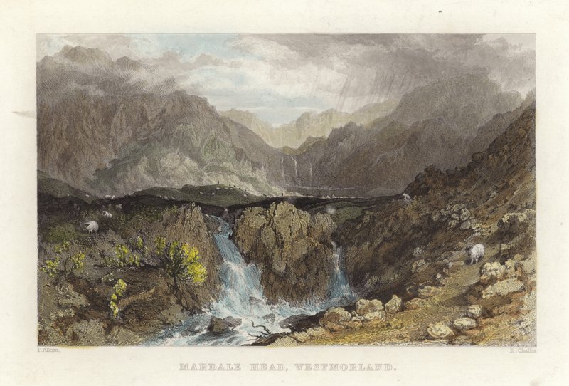 Mardale Head, Westmoreland von Thomas Allom