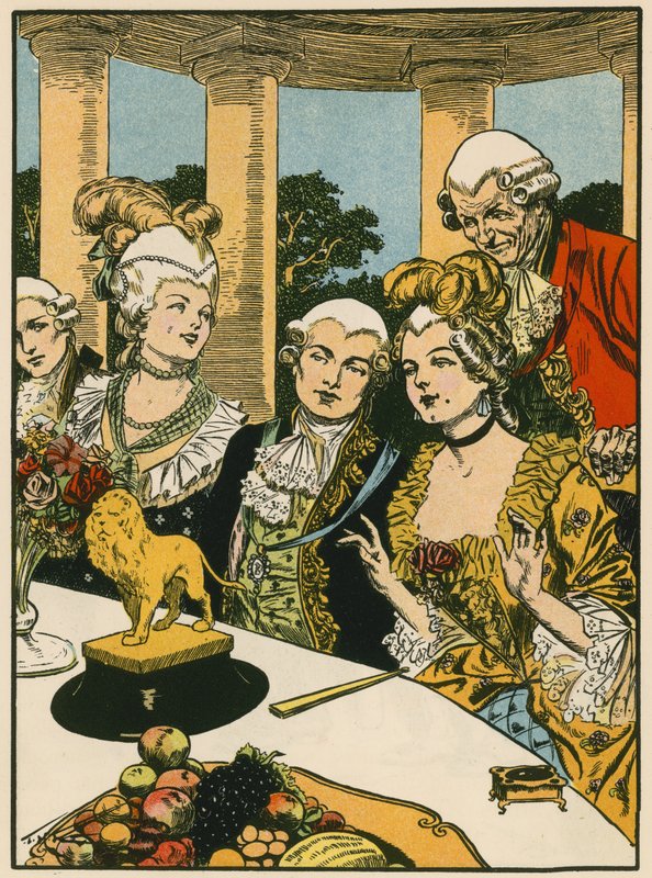 Canovas Butterlöwe von Thomas Heath Robinson