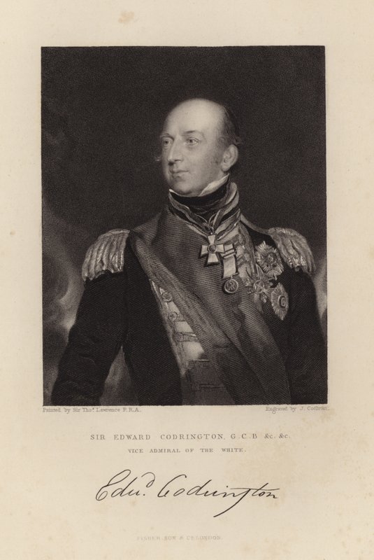 Sir Edward Codrington von Thomas Lawrence