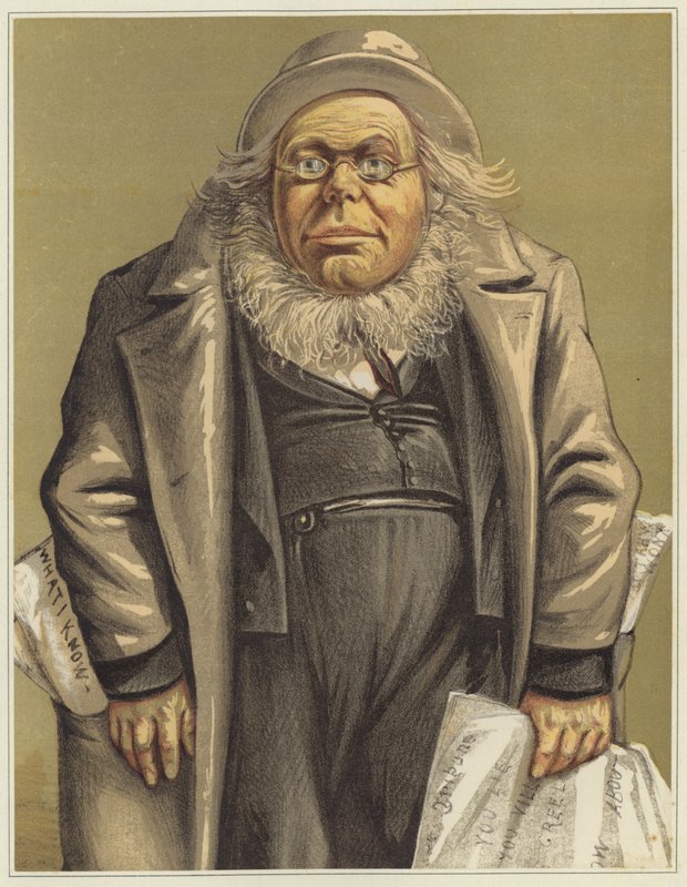 Karikatur von Horace Greeley von Thomas Nast