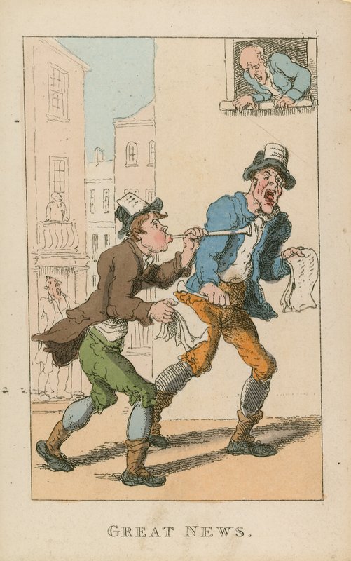 Große Neuigkeiten von Thomas Rowlandson