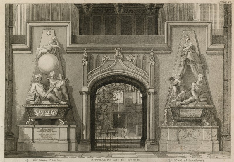 Eingang zum Chor, Westminster Abbey, London von Thomas Uwins