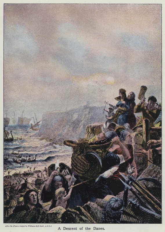 Ein Abstieg der Dänen von W. Bell Scott