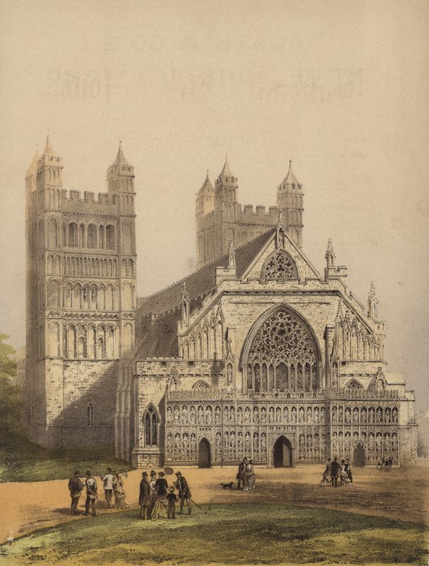 Exeter Kathedrale, Devon von W.L. Walton