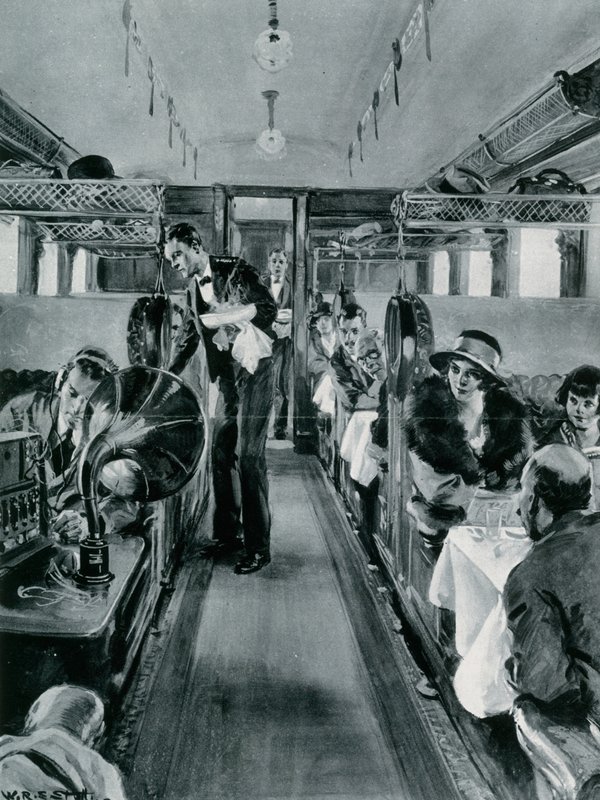 Radio im Zug von W.R.S. Stott
