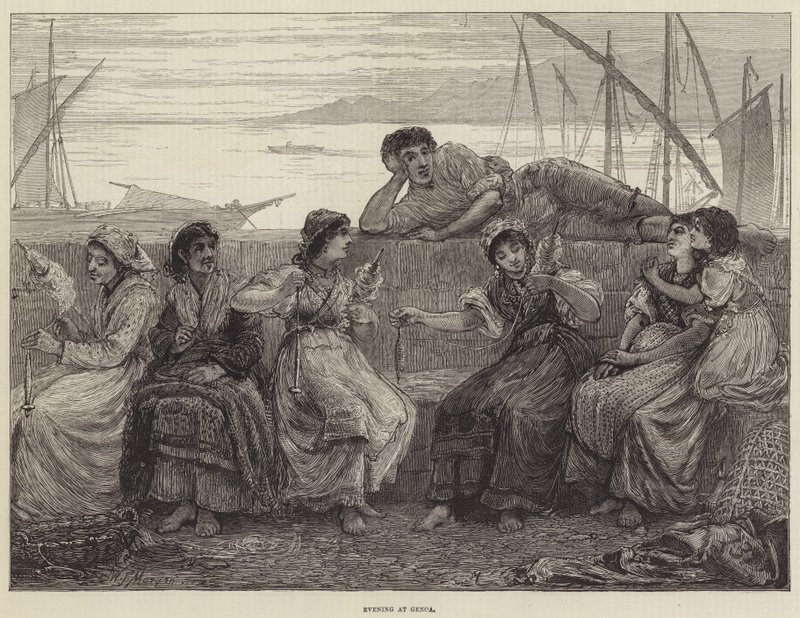 Abend in Genua von Walter Jenks Morgan