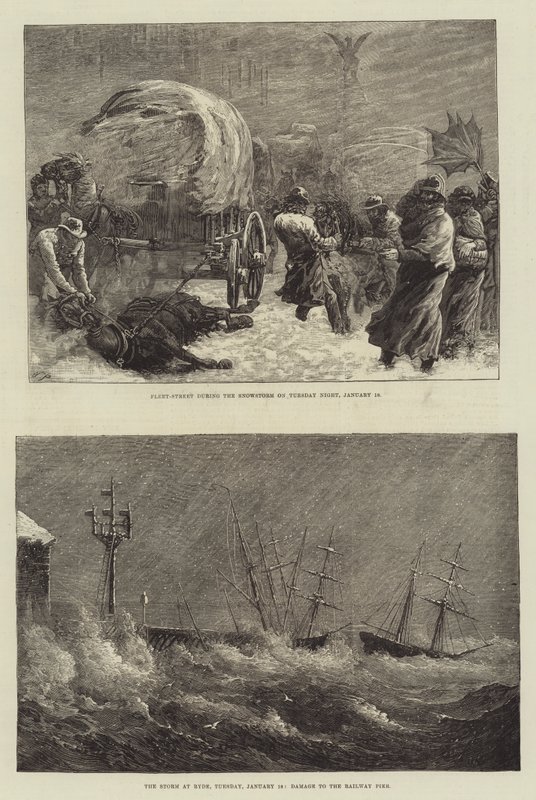 Winterstürme von Walter Paget