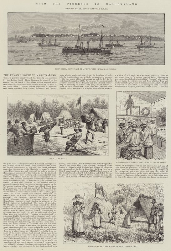 Mit den Pionieren nach Mashonaland von Walter Paget