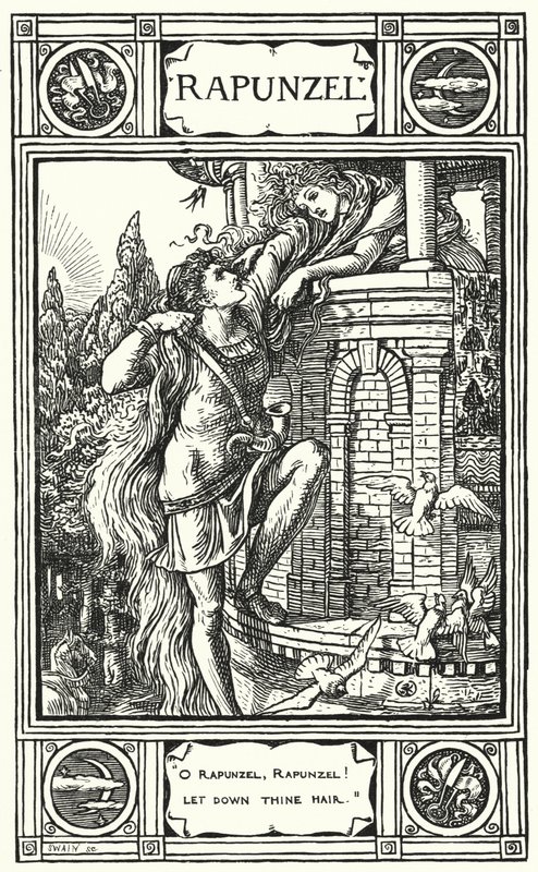 Rapunzel von Walter (after) Crane