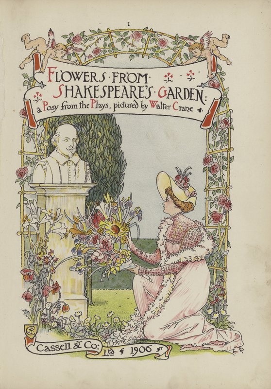 Blumen aus Shakespeares Garten von Walter Crane