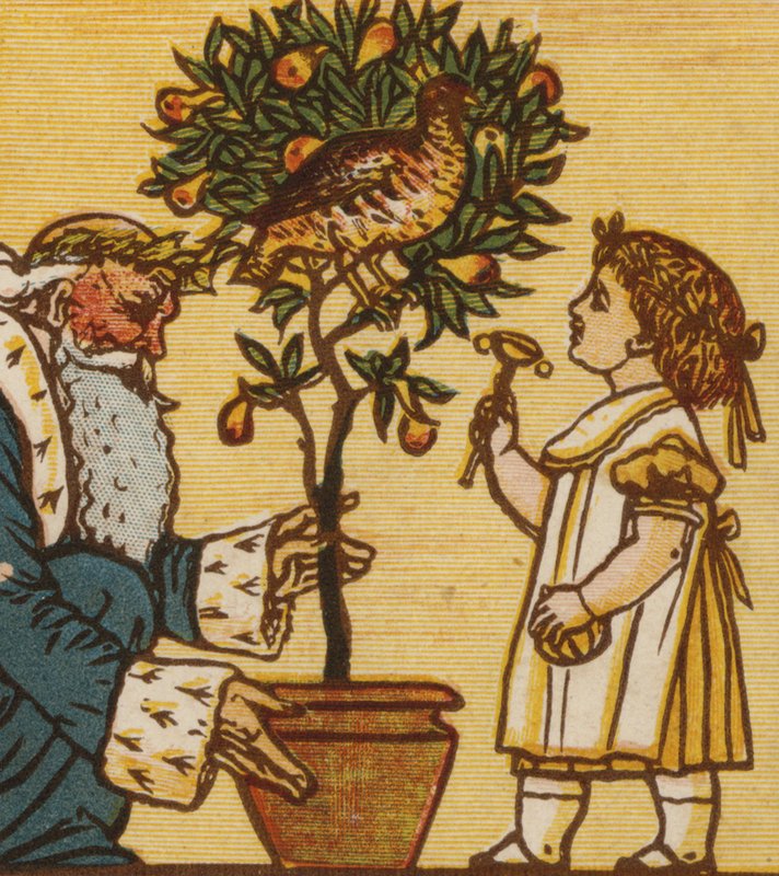 Rebhuhn im Birnbaum von Walter Crane