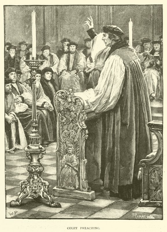 Colet predigt von Walter Paget