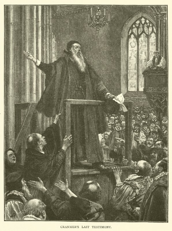 Cranmers letztes Zeugnis von Walter Paget