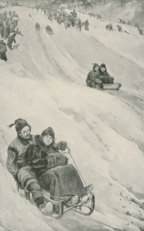 Eine Rodelbahn in Kanada von Walter Stanley Paget