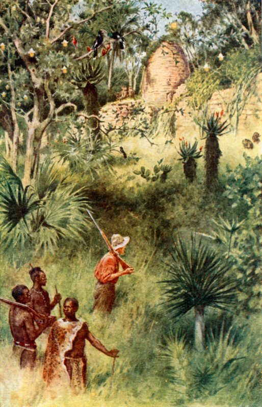 Mauch entdeckt die Ruinen von Simbabwe von Walter Stanley Paget