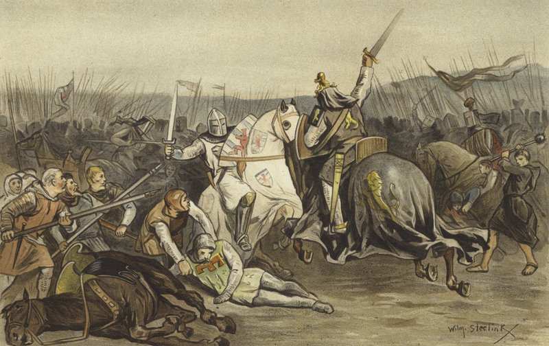 Schlacht von Worringen, 5. Juni 1288 von Willem II Steelink