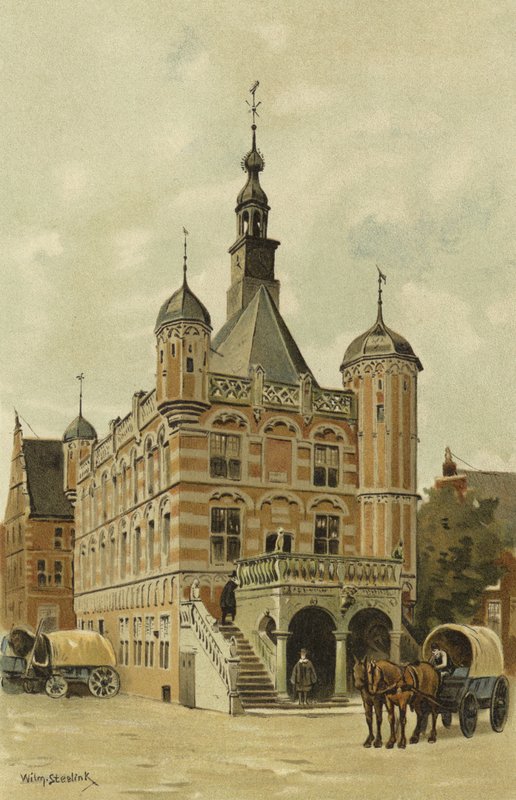 Waag (Waagehaus), Deventer, Niederlande, 1528 von Willem II Steelink