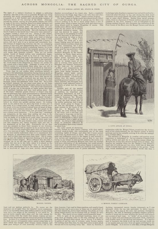 Durch die Mongolei, die heilige Stadt Ourga von William Barnes Wollen