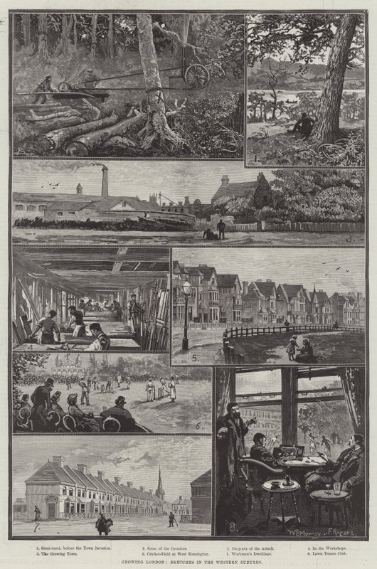 Wachsendes London, Skizzen in den westlichen Vororten von William Bazett Murray