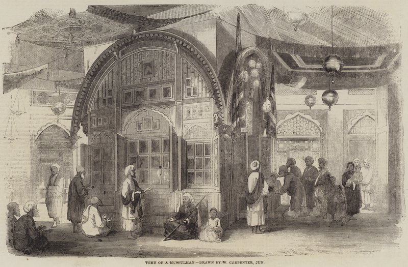 Grab eines Muslims von William Carpenter