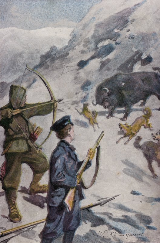 Illustration für Peter der Walfänger von William Christian Symons