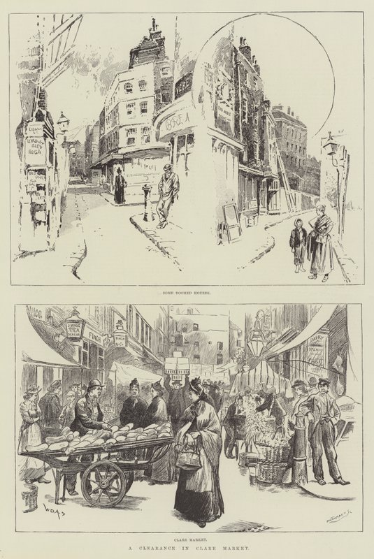 Eine Räumung auf dem Clare-Markt von William Douglas Almond