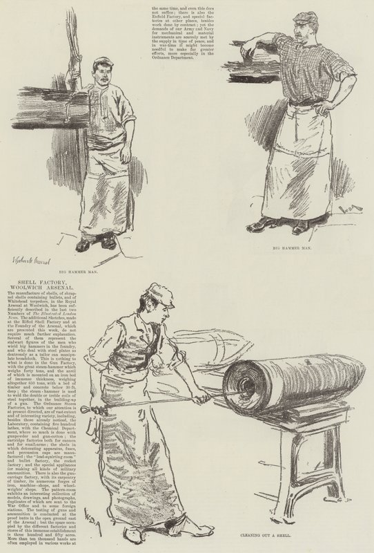 Munitionsfabrik, Woolwich Arsenal von William Douglas Almond