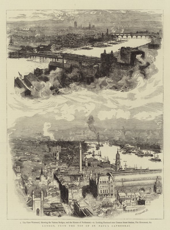 London, vom Dach der St. Paul