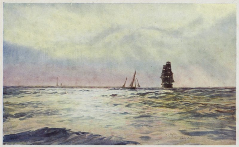 Der Eddystone-Leuchtturm von William Lionel Wyllie