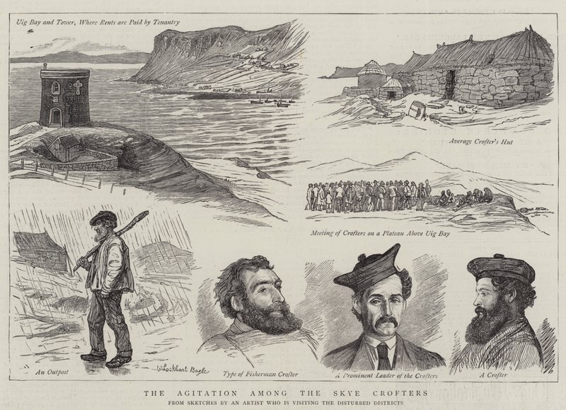 Die Unruhe unter den Skye Crofters von William Lockhart Bogle