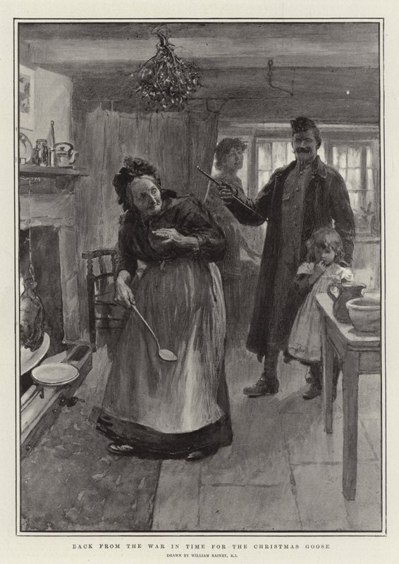 Zurück aus dem Krieg rechtzeitig für die Weihnachtsgans von William Rainey