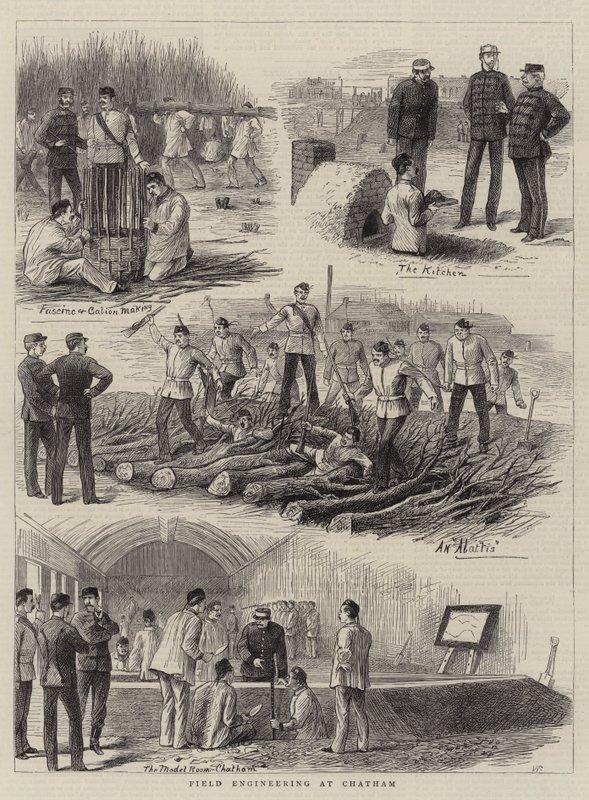 Feldtechnik in Chatham von William Ralston