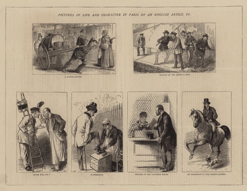 Bilder des Lebens und Charakters in Paris von einem englischen Künstler, VI von William Ralston