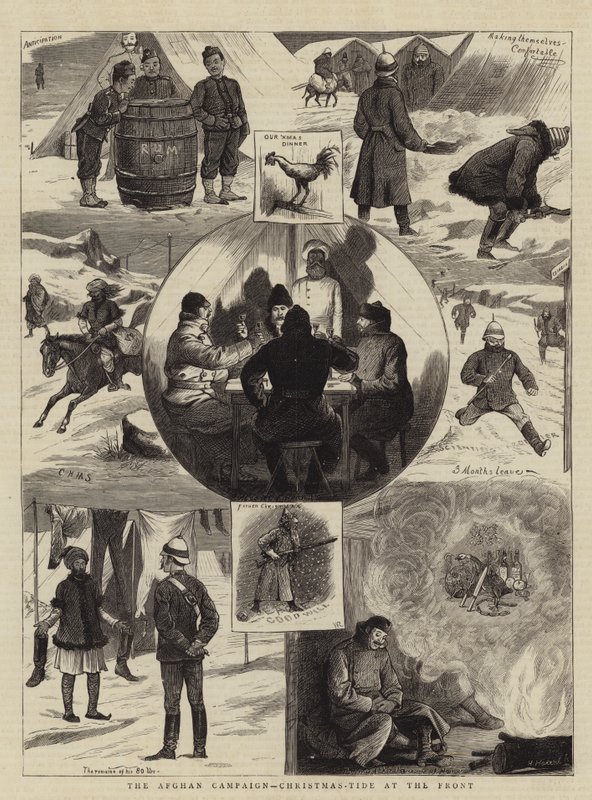 Die afghanische Kampagne, Weihnachtszeit an der Front von William Ralston